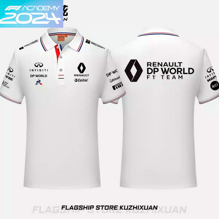 Polo Renault DP World F1 Team Homme 2024 Manches Courtes